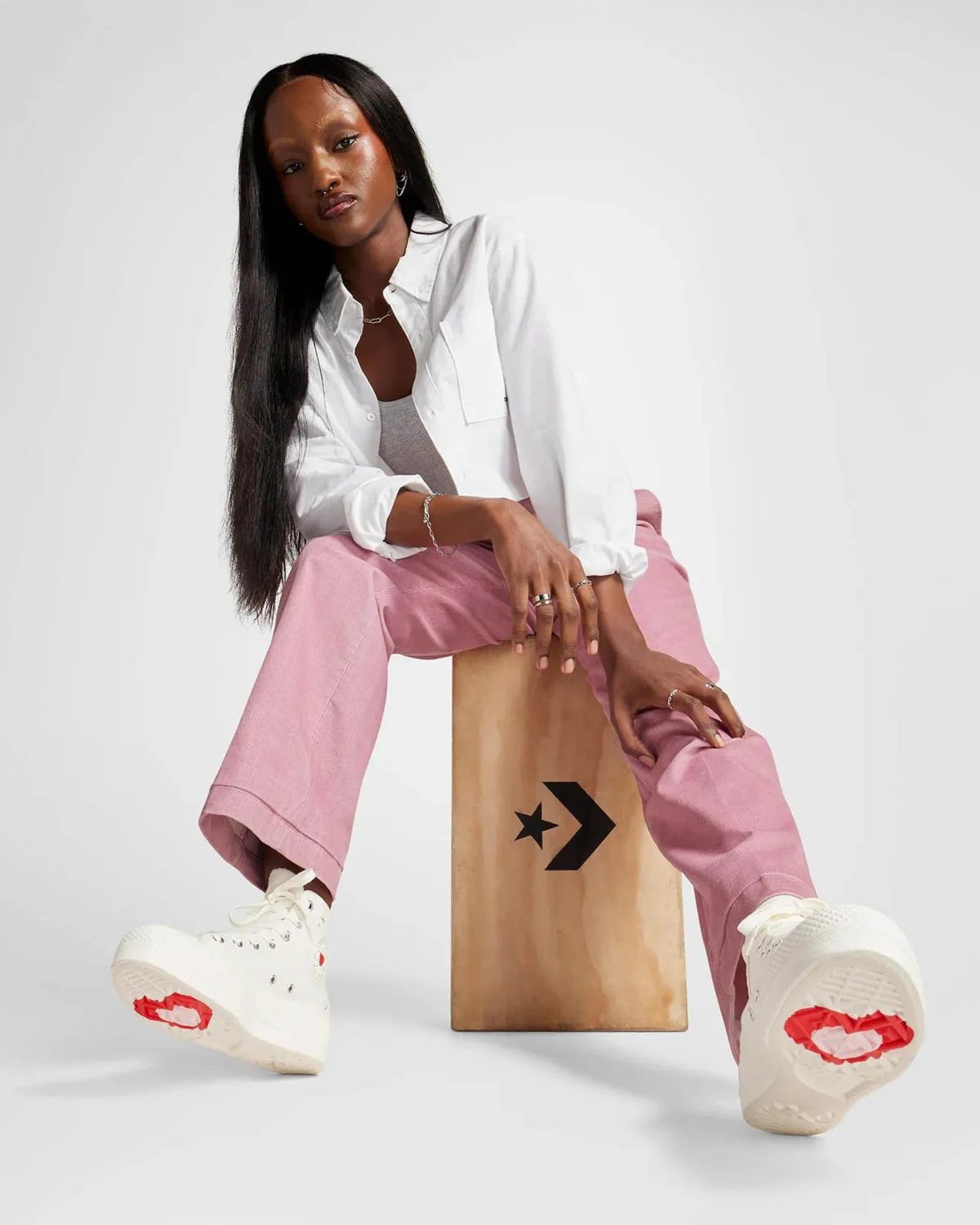 Converse Chuck Taylor All Star Lift Platform Y2K Heart – Image 2