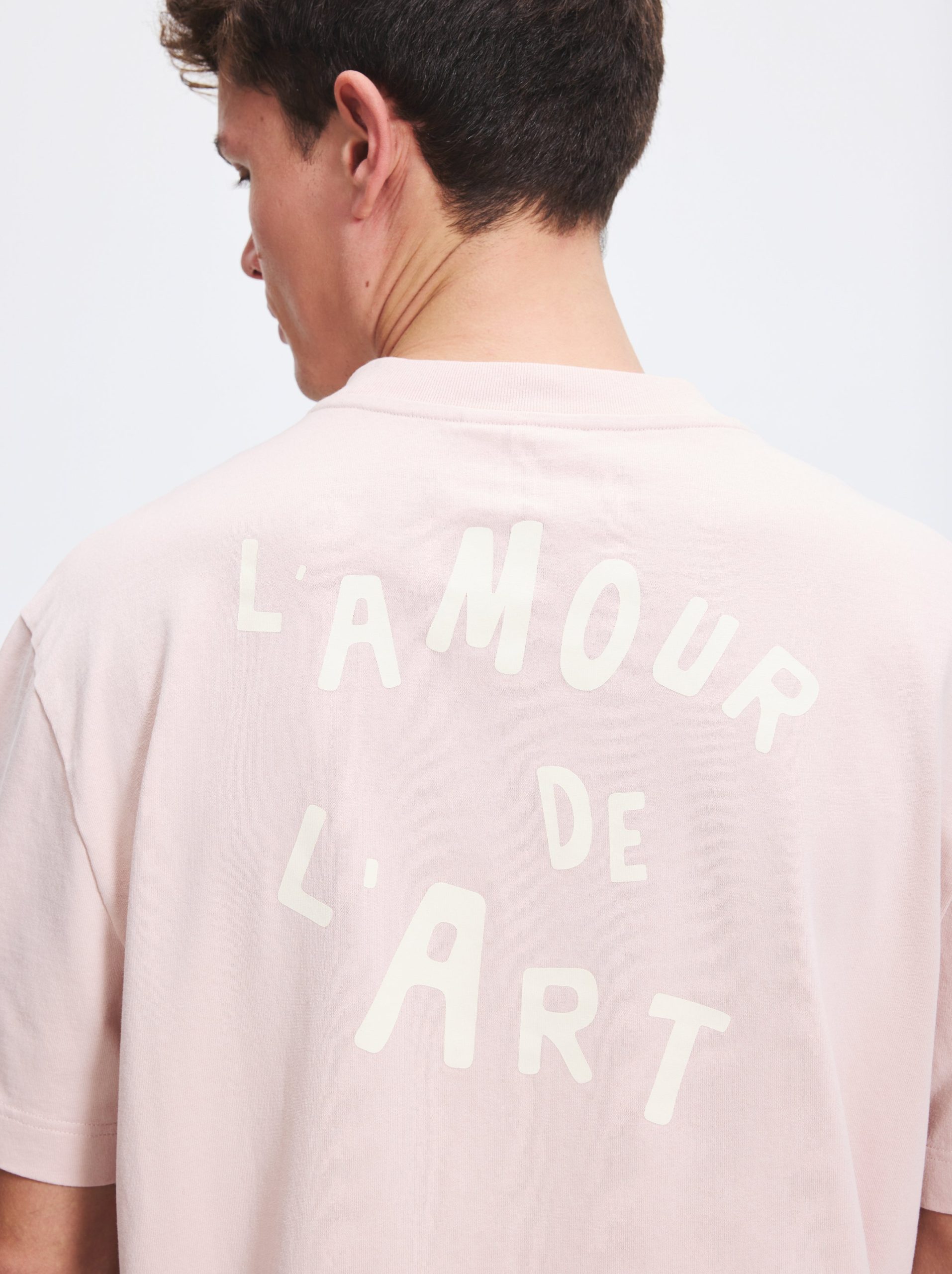 T-shirt unisexe L'ART DE L'AMOUR rose glacé – Image 8