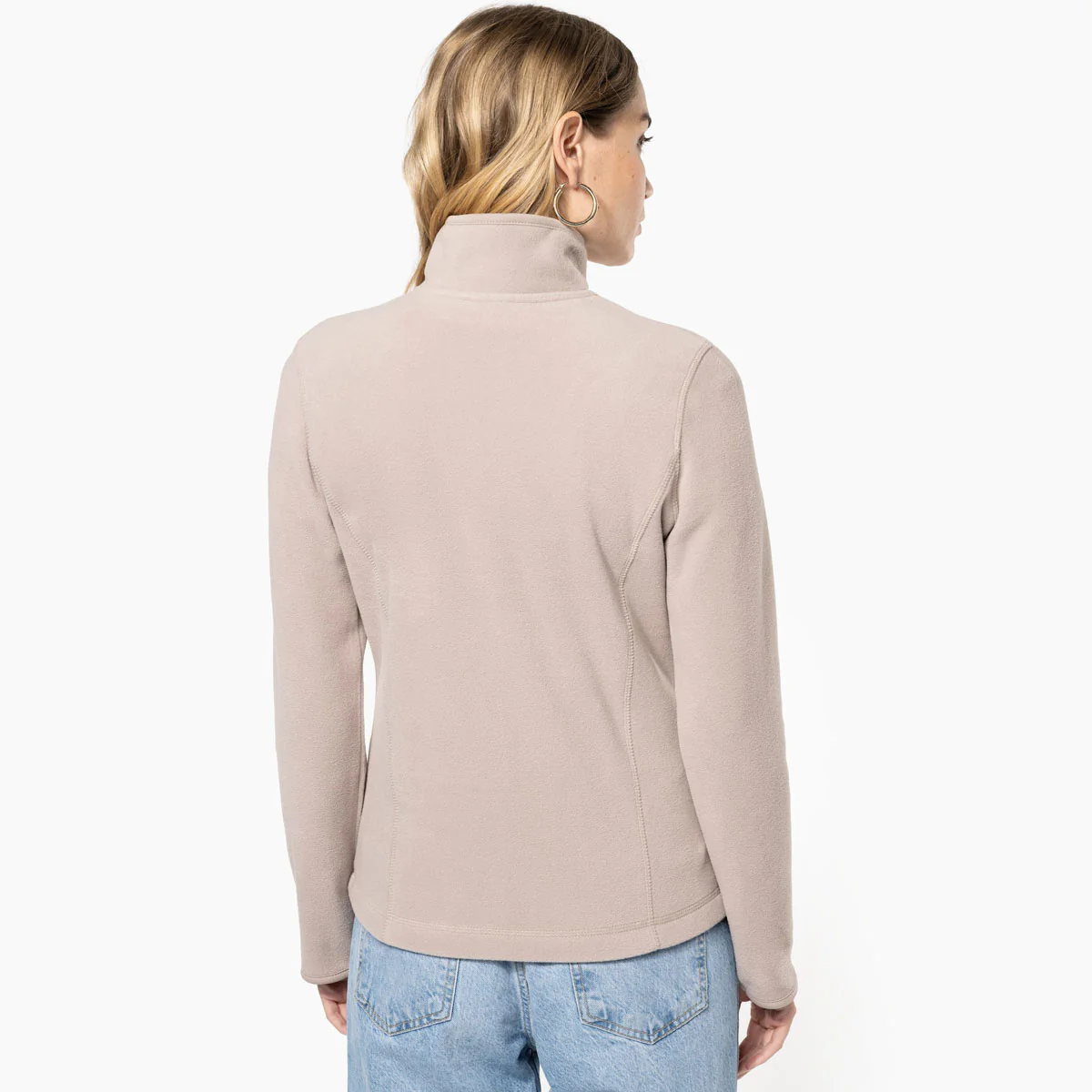 Veste micropolaire zippée femme à broder – K907 – Image 3
