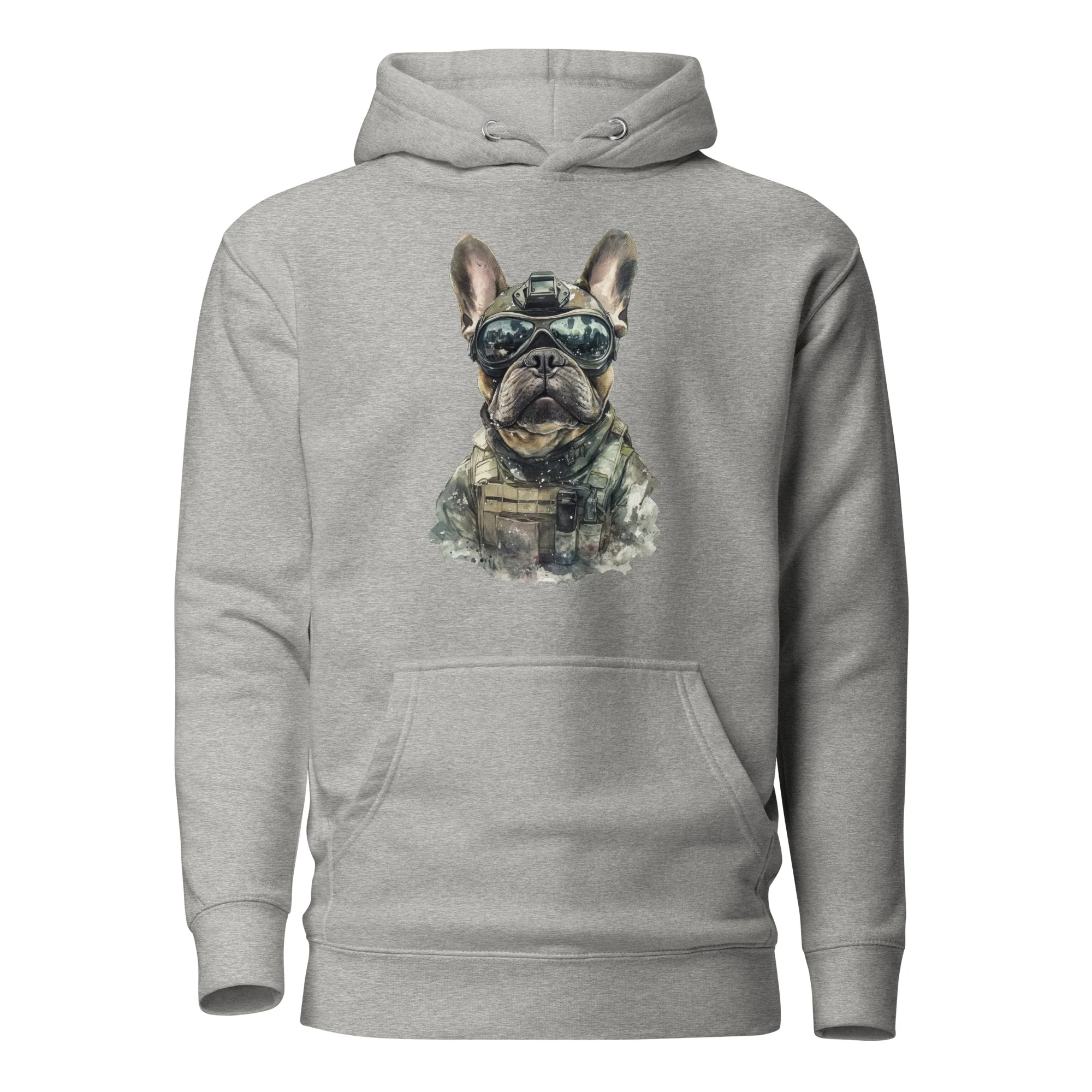 Sweat à Capuche Unisexe - Bulldog II par Mimo – Image 7