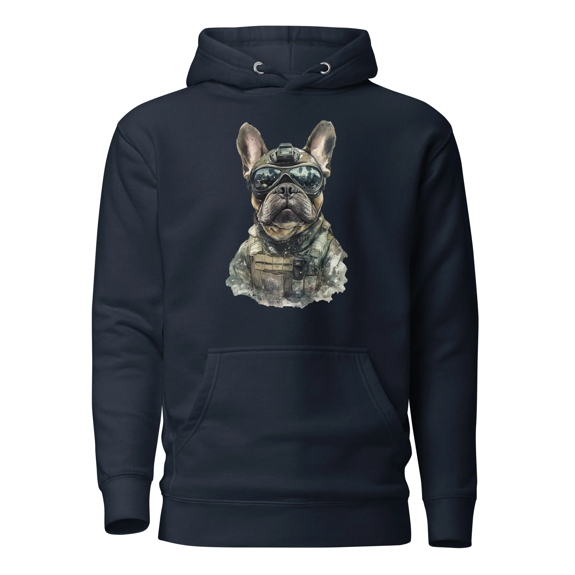 Sweat à Capuche Unisexe - Bulldog II par Mimo – Image 3